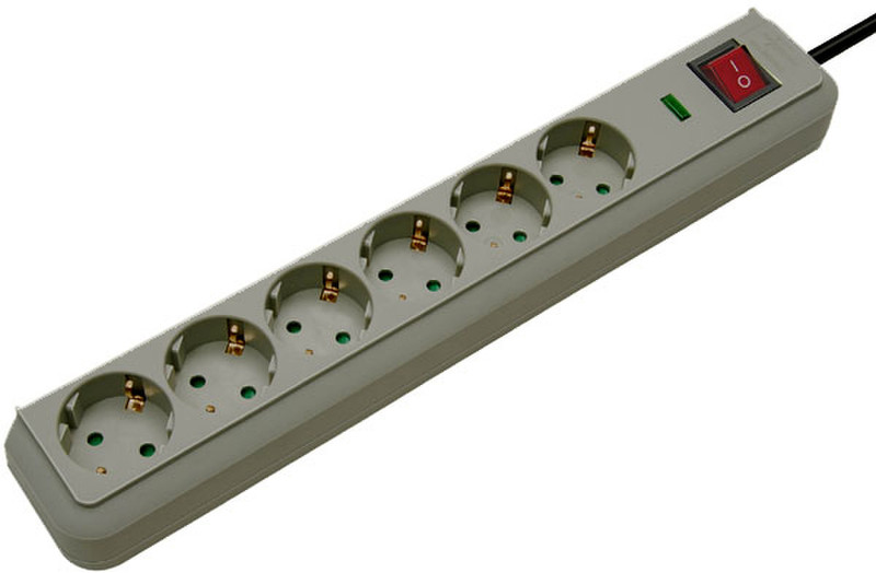 Brennenstuhl 1159750015 6AC outlet(s) 1.5m Grey surge protector