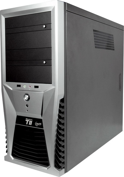 ARCTIC Silentium T11 Midi-Tower Black,Silver computer case