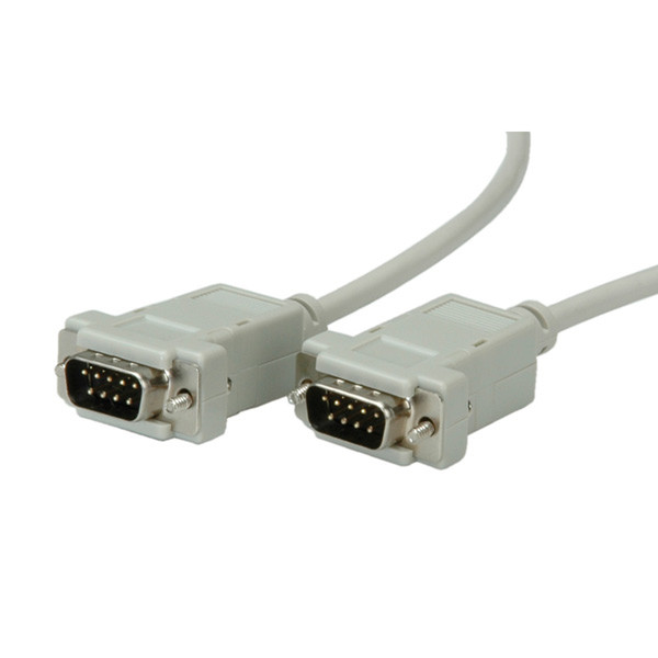 Value RS232 Cable, DB9 M - M 1.8 m serial cable