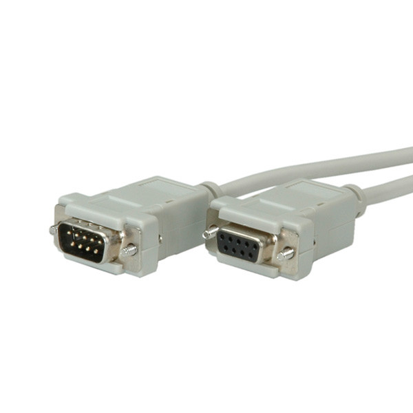 Value RS232 Cable, DB9 M - F 1.8 m serial cable