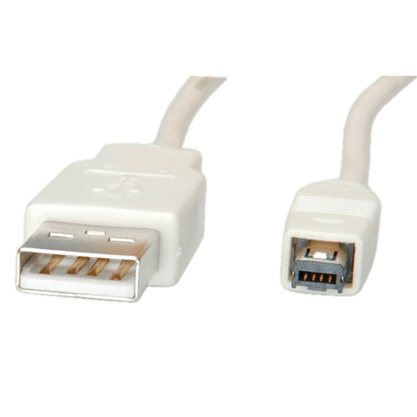 Value 11.99.8518 1.8м USB A Белый кабель USB