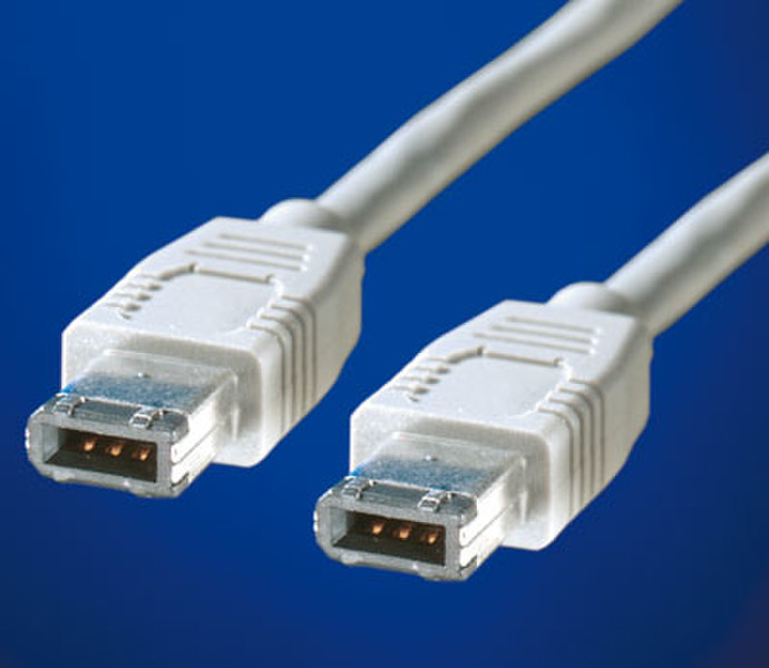 Value IEEE1394a Cable, 6/6-pin, 400 Mbit/s, Type A-A 1.8 m FireWire кабель