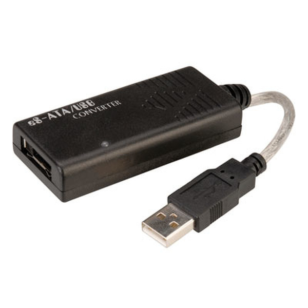 Value 12.99.1060 USB m eSATA f Черный кабельный разъем/переходник