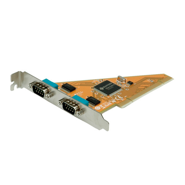 Value PCI-Karte, Seriell RS232, D-Sub 9, 2 Ports