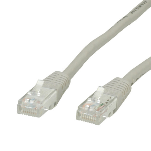 Value UTP Patch Cord, Cat.6, grey 2 m Серый сетевой кабель