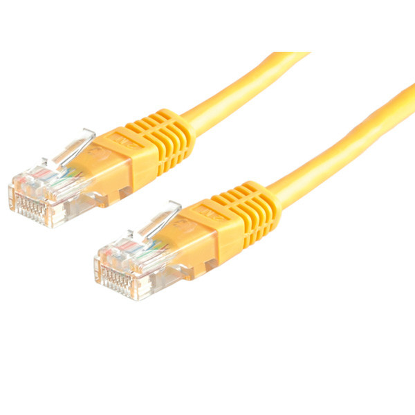 Value UTP Patch Cord Cat.6, yellow 10 m Желтый сетевой кабель
