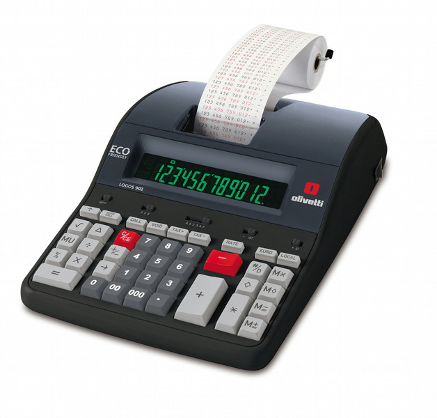 Olivetti Logos 902 Desktop Printing calculator Black