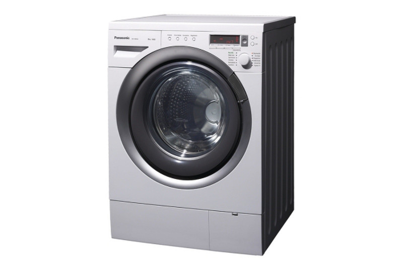 Panasonic NA-148VA2WDE freestanding Top-load 8kg 1400RPM A-30% Silver,White washing machine