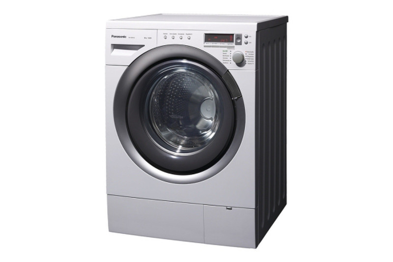 Panasonic NA-168VG2WDE freestanding Top-load 8kg 1600RPM A-30% Silver,White washing machine