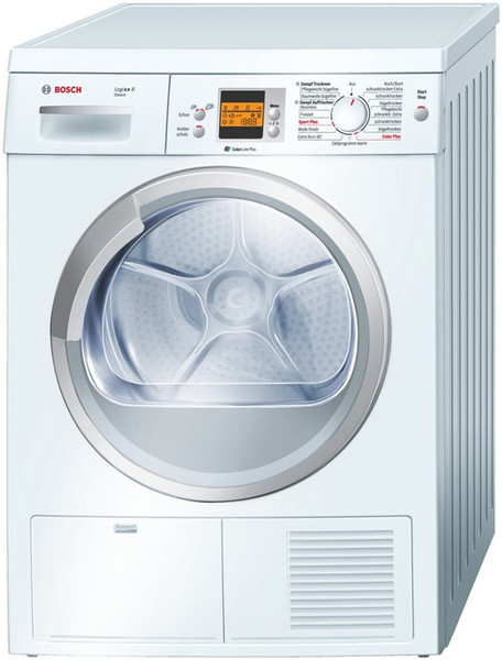 Bosch WTS865C4 freestanding Front-load 8kg White tumble dryer