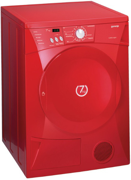 Gorenje D72326RD freestanding 7kg B Red tumble dryer