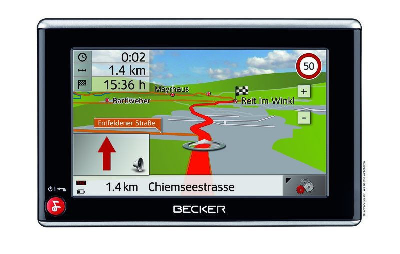 Becker Traffic Assist Z203 Портативный ЖК Сенсорный экран 197г Черный навигатор