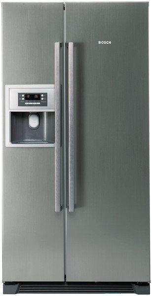 Bosch KAN58A45 freestanding 510L A+ Grey side-by-side refrigerator