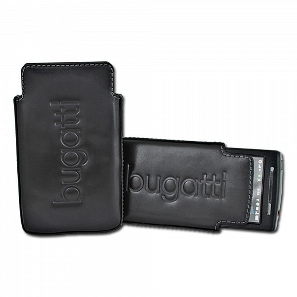 Bugatti cases 07516 Leather Black peripheral device case