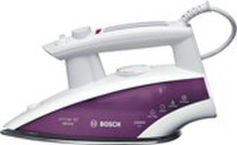 Bosch TDA6620 Steam iron Пурпурный, Белый утюг