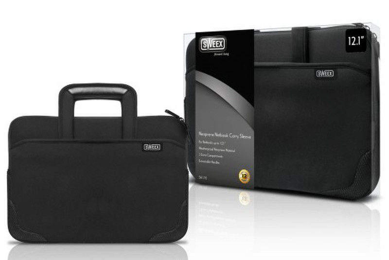 Sweex SA170 12.1Zoll Sleeve case Schwarz Notebooktasche