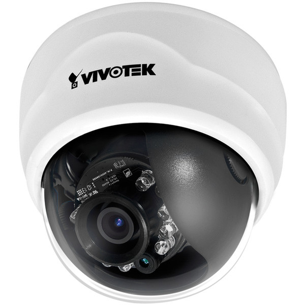 VIVOTEK FD8134, Mini Fixed Dome Netzwerkkamera mit 1 Megapixel Auflösung, IR-LED, PoE und H.264 Kompression für den Innenbereich