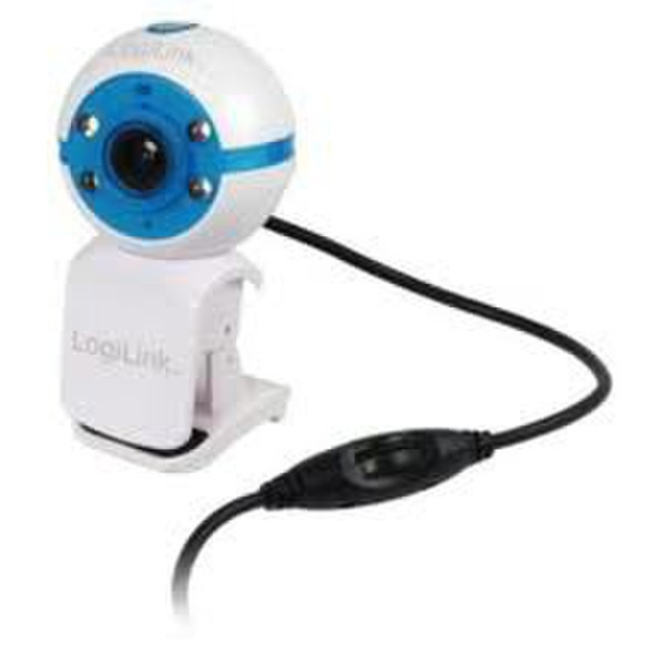 LogiLink UA0075 1.3MP 800 x 600pixels USB Blue,White webcam