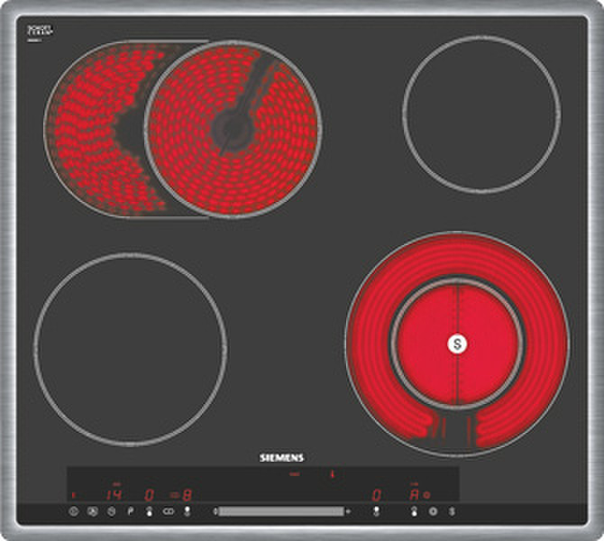 Siemens ET645MN21 built-in Electric Black hob