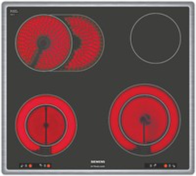 Siemens EA645GH11M Встроенный Electric hob Черный плита