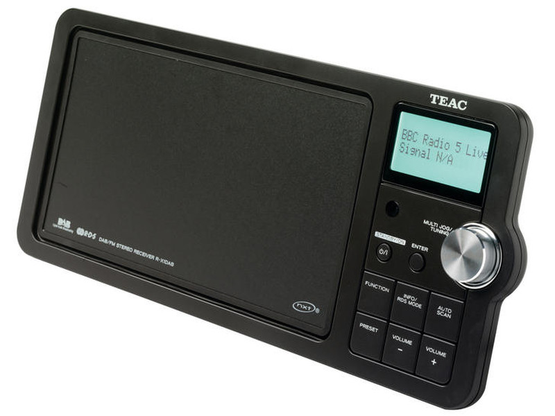 TEAC R-X1B Персональный Цифровой Черный радиоприемник