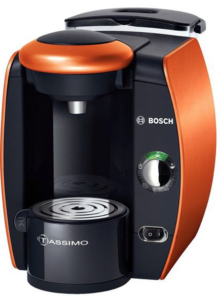 Bosch TAS4014DE1 Pod coffee machine 2L Anthracite,Orange coffee maker