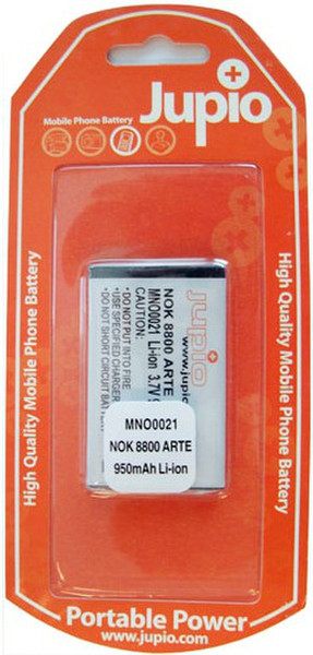 Jupio MLG0045 Lithium-Ion (Li-Ion) 950mAh 3.7V rechargeable battery