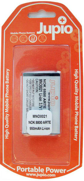 Jupio MSI0011 Lithium-Ion (Li-Ion) 950mAh 3.7V rechargeable battery