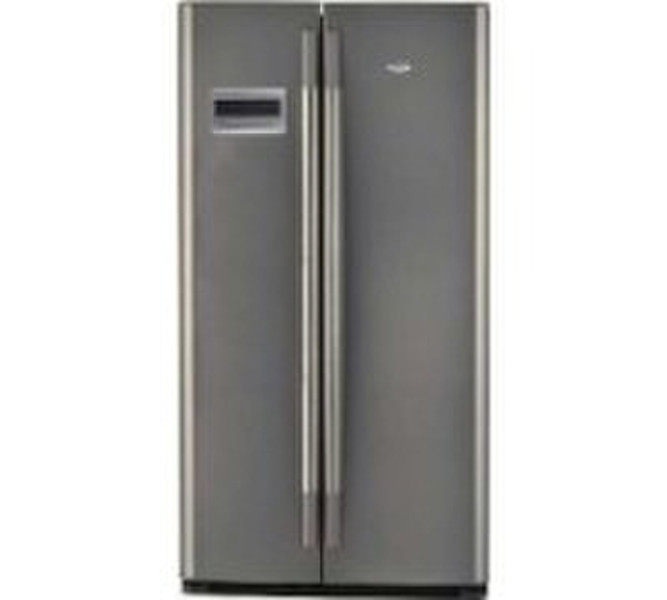 Whirlpool WSC 5513 A+S freestanding Silver side-by-side refrigerator