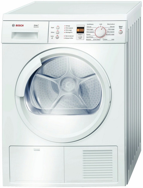 Bosch WTE86304FF Freistehend Frontlader 7kg Weiß Wäschetrockner