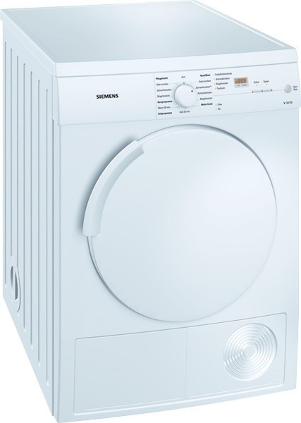 Siemens WT34V300 Отдельностоящий Фронтальная загрузка 7кг C Белый сушилка для белья