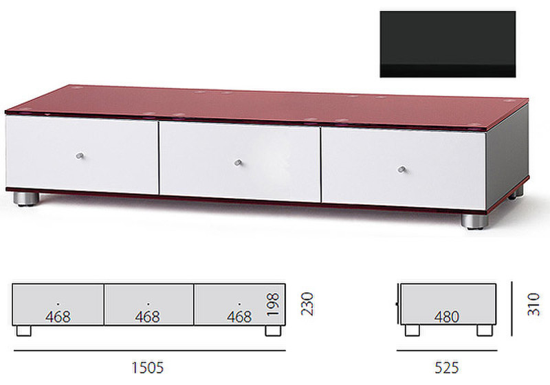 Spectral CL1560-BG Flat panel Bodenhalter