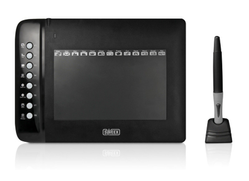 Sweex TA008 4000линий/дюйм 203 x 127мм USB графический планшет