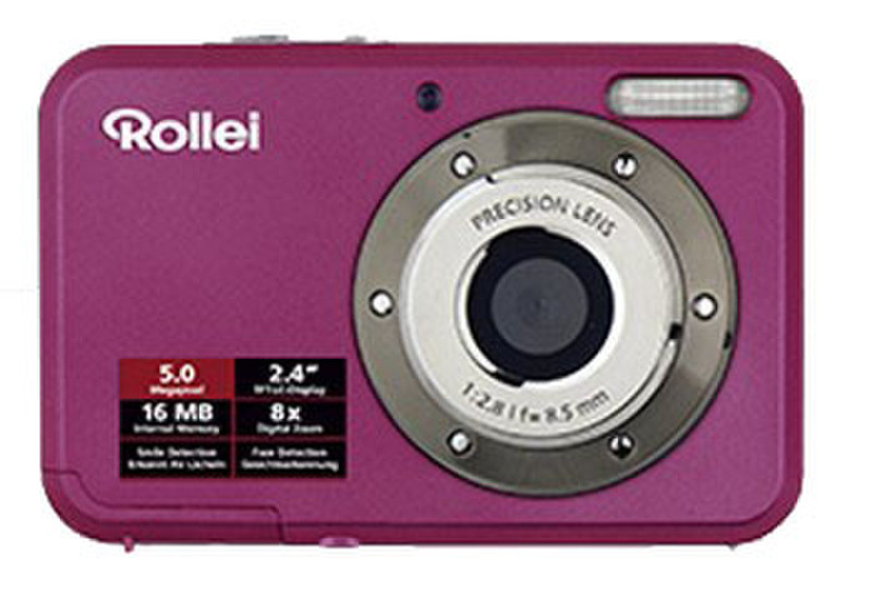 Rollei Compactline 52 Kompaktkamera 5MP CMOS 2592 x 1944Pixel Pink