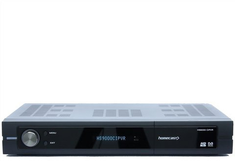 Homecast HS 9000 Black TV set-top box