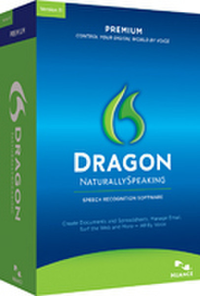 Nuance Dragon NaturallySpeaking Premium 11, DE