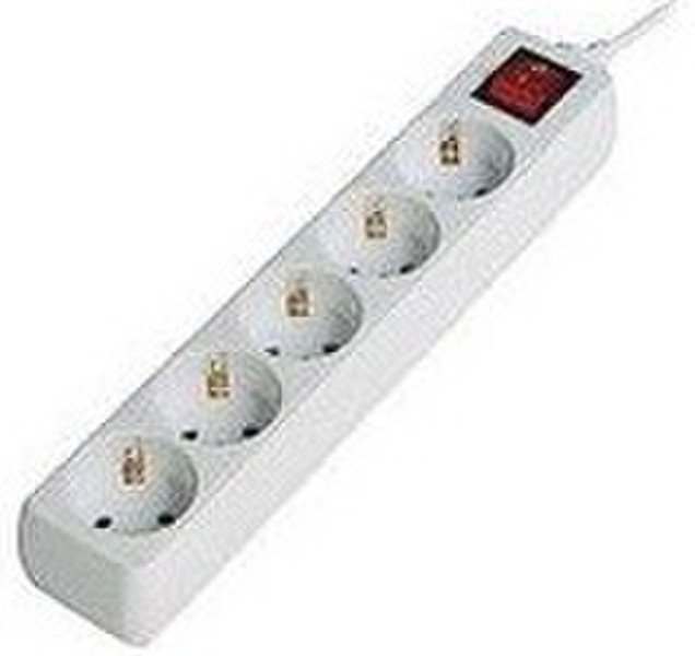 Gembird SPG4C-15 5AC outlet(s) 4.5m White surge protector