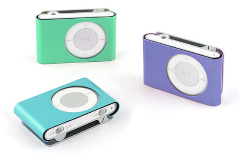 Qtrek COVSETSHUFFLE5 Blue,Green,Purple MP3/MP4 player case