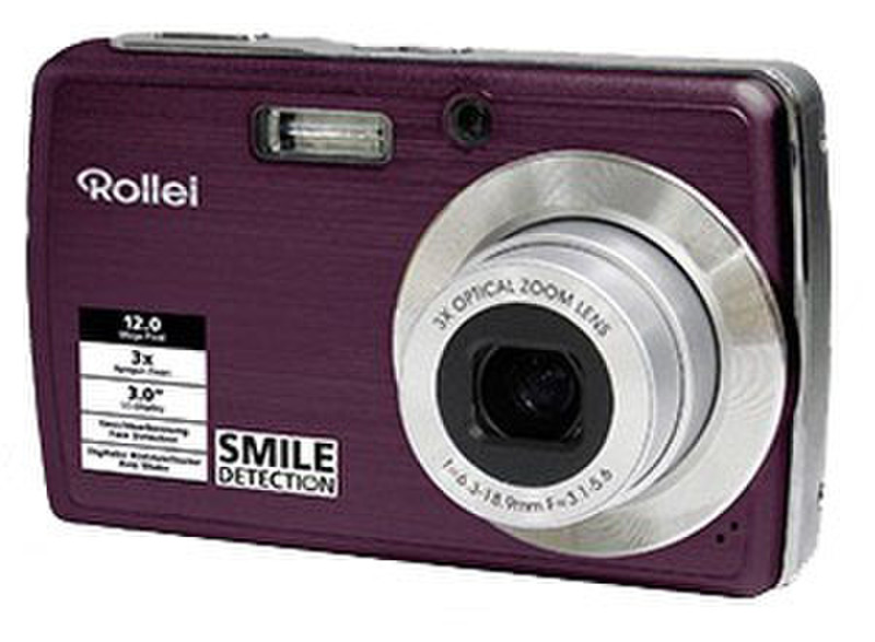 Rollei Compactline 200 Kompaktkamera 12MP 1/2.3Zoll CCD 3264 x 2448Pixel Violett
