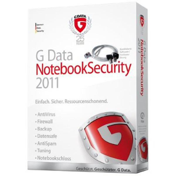 G DATA NotebookSecurity 2011, EN Englisch