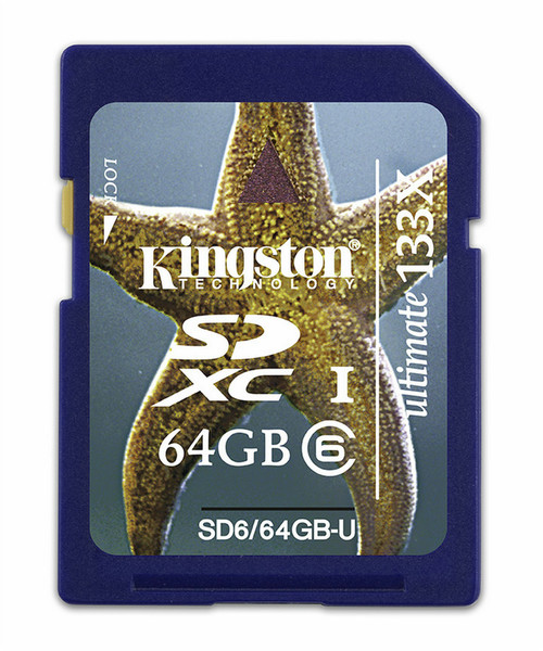 Kingston Technology 64GB SDXC Ultimate 64GB SDHC memory card