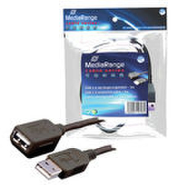 MediaRange MRCS108 5m USB A USB A Black USB cable