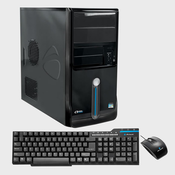 Acteck GAPK-005 Mini-Tower 500W Schwarz Computer-Gehäuse