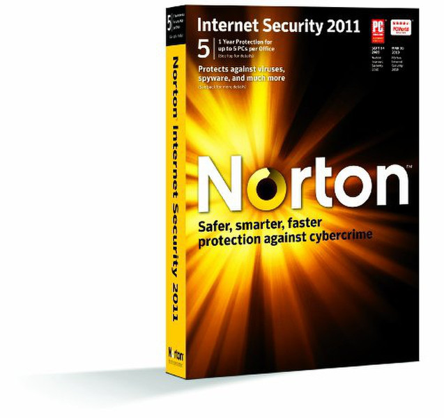 Symantec Norton Internet Security 2011, 1u, 5 PC, CD, EN ENG