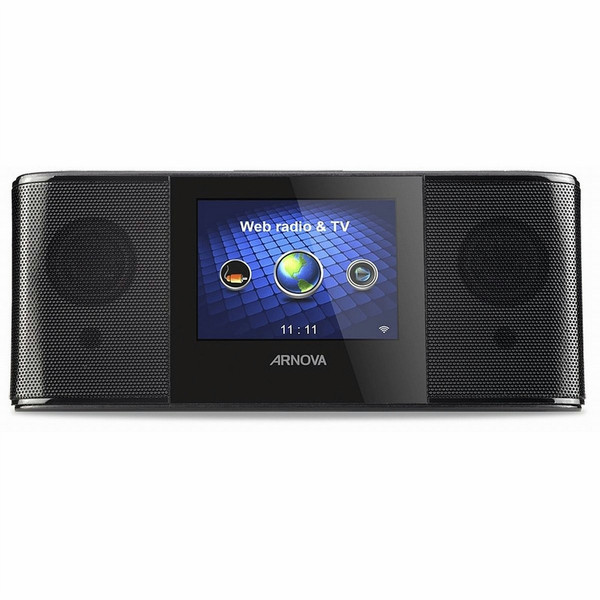 Archos Arnova Web-Radio & TV Wi-Fi Black digital media player