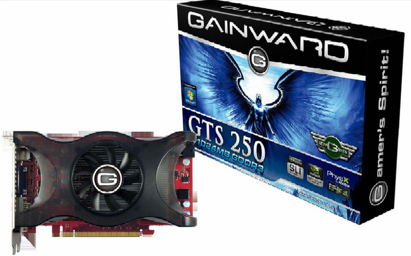 Gainward GeForce GTS 250 GeForce GTS 250 1ГБ GDDR3