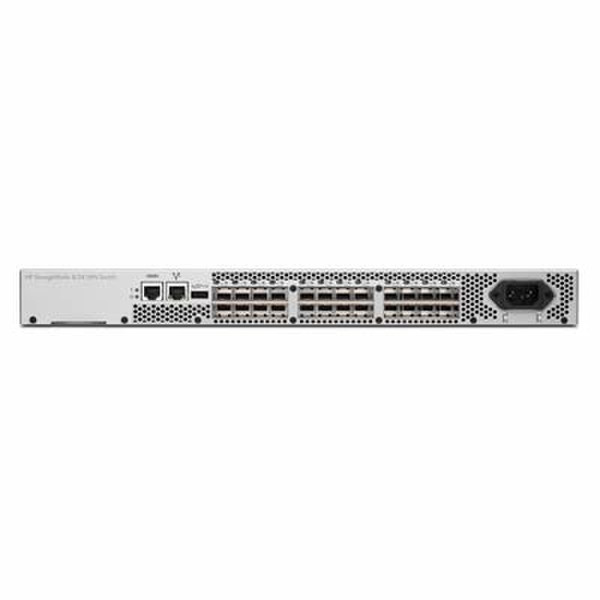 HP 8/24 Base (16) Full Fabric Ports Enabled SAN Switch