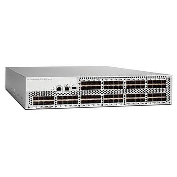 HP 8/80 Base (48) Full Fabric Ports Enabled SAN Switch