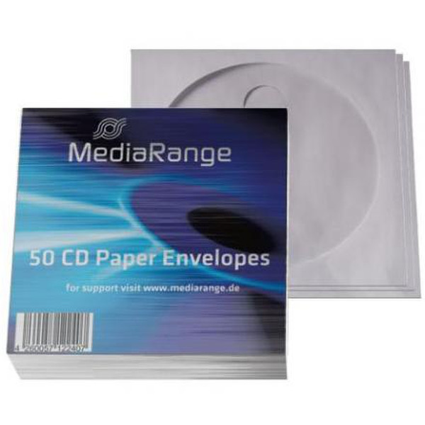MediaRange BOX65 Белый чехлы для оптических дисков