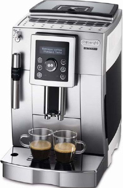 DeLonghi ECAM 23.420.SW Espresso machine 1.8л Черный, Cеребряный кофеварка